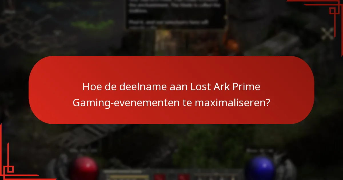 Welke beloningen kunnen spelers verdienen van Lost Ark Prime Gaming-evenementen?
