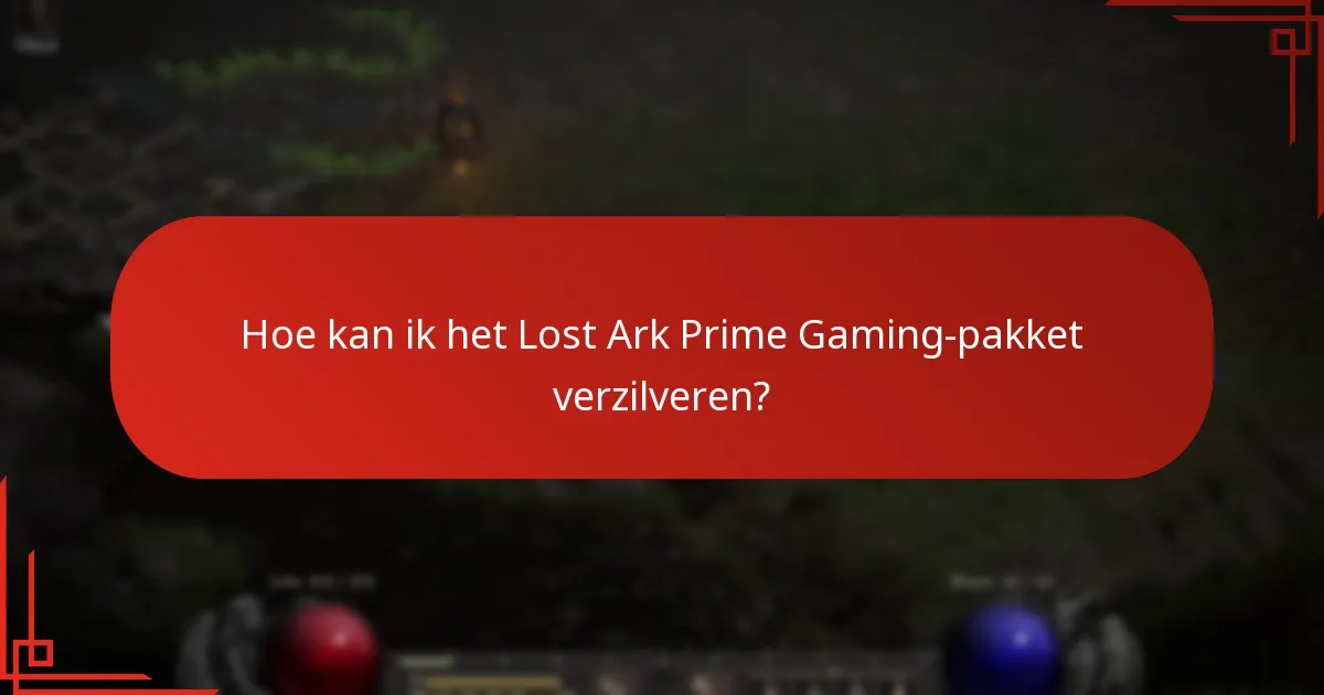 Wanneer is het Lost Ark Prime Gaming-pakket beschikbaar?