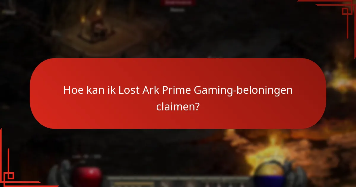 Hoe kan ik Lost Ark Prime Gaming-beloningen claimen?