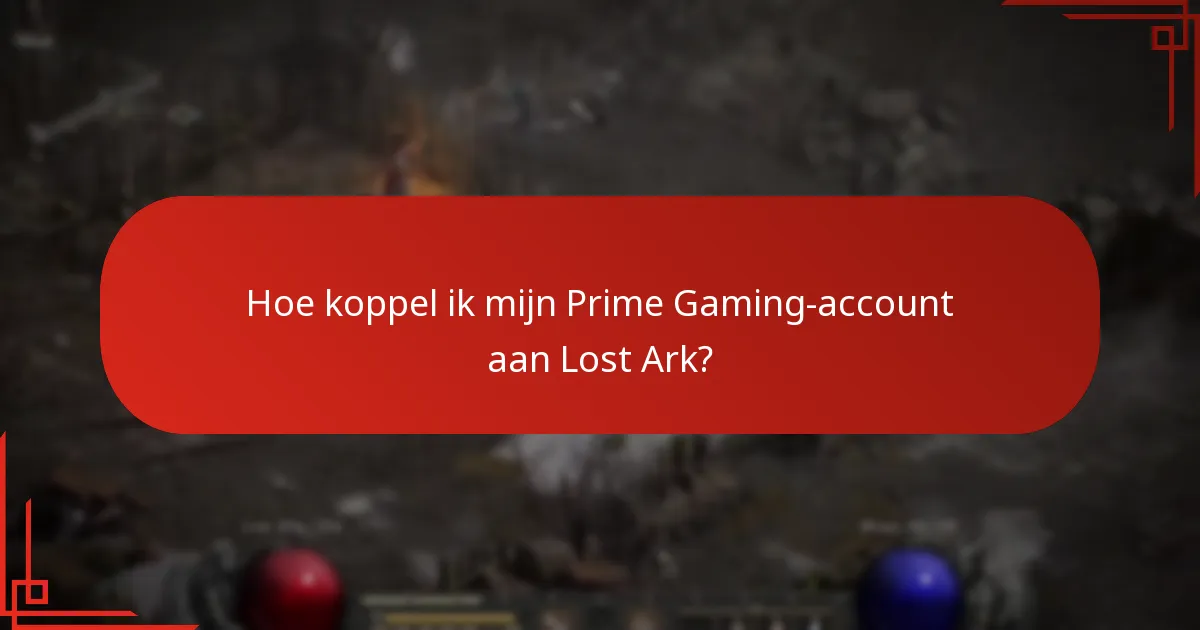 Hoe koppel ik mijn Prime Gaming-account aan Lost Ark?