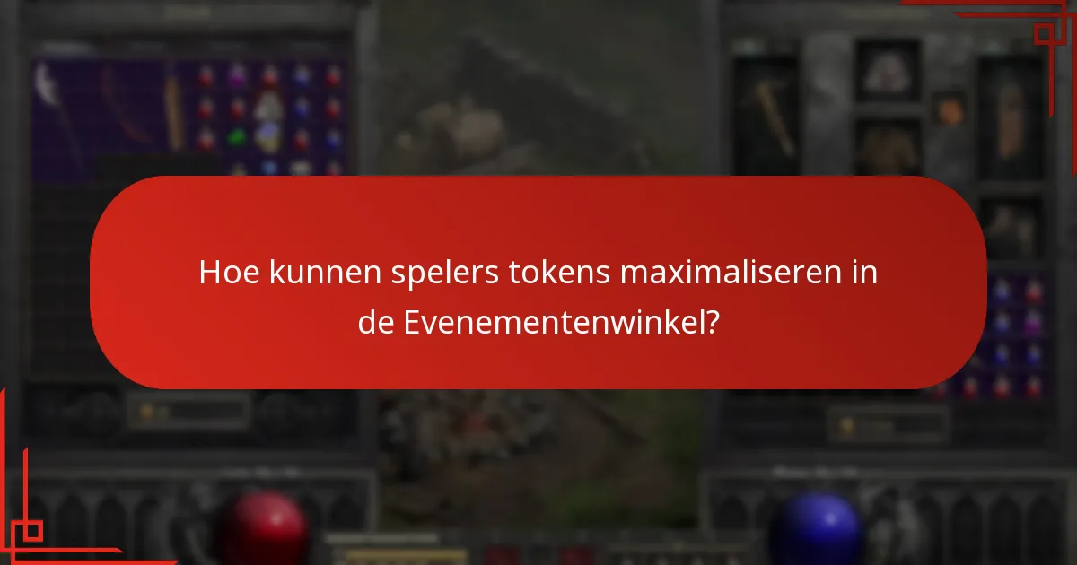 Hoe kunnen spelers tokens maximaliseren in de Evenementenwinkel?
