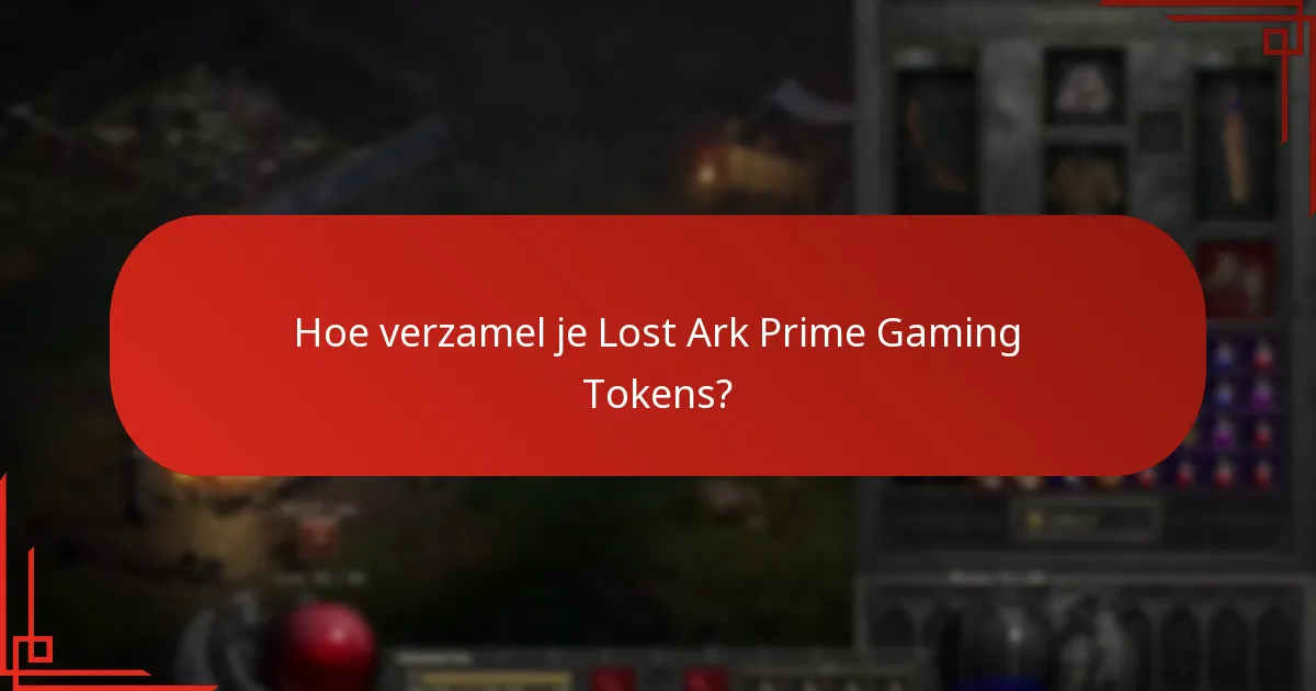 Wanneer vervallen Lost Ark Prime Gaming Tokens?