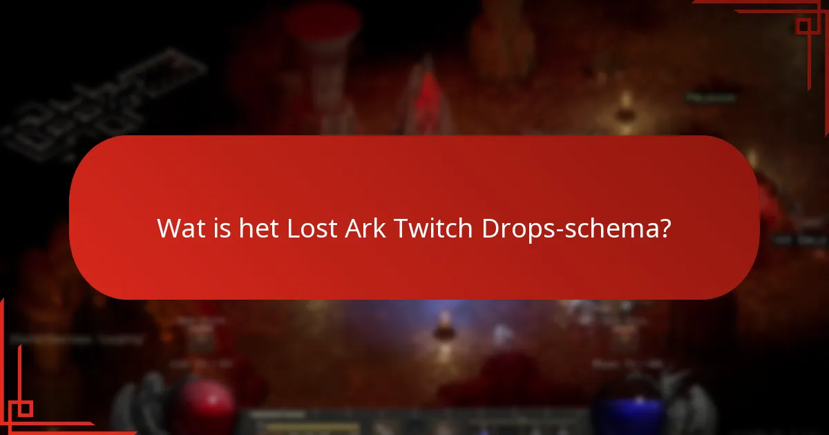 Welke Twitch-streams nemen deel aan Lost Ark Drops?