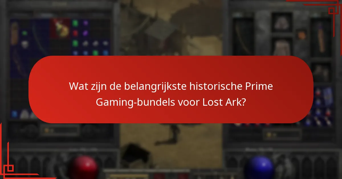 Welke Prime Gaming-bundels zijn het populairst onder Lost Ark-spelers?