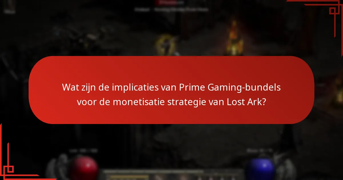 Welke trends zijn waarneembaar in de Prime Gaming-bundels van Lost Ark?