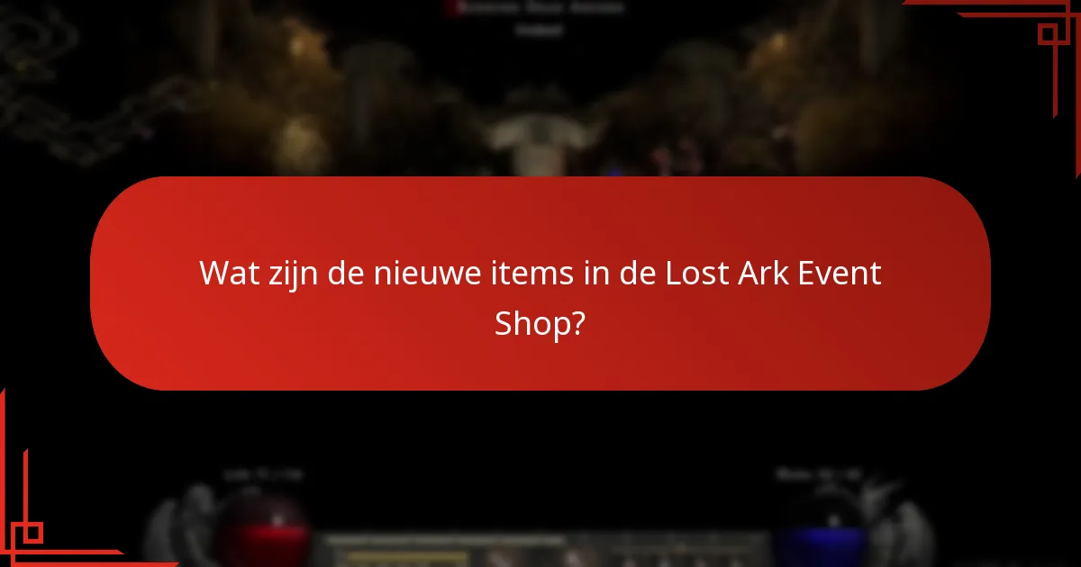 Welke aankondigingen zijn er gedaan over de Lost Ark Event Shop?
