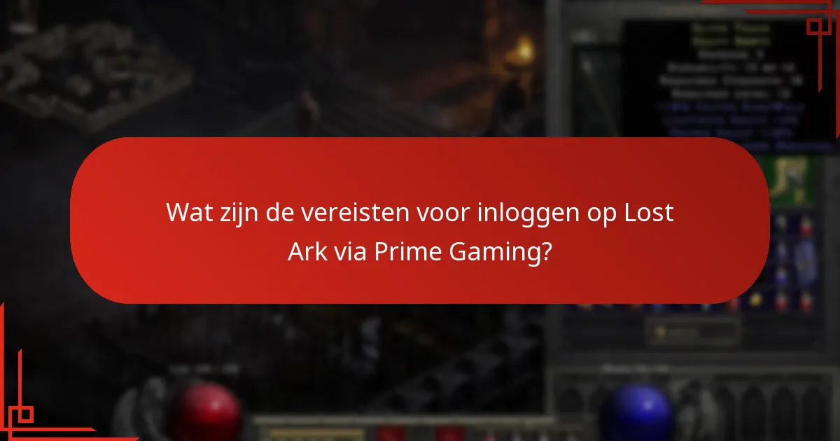 Hoe kunnen gebruikers inlogproblemen bij Lost Ark Prime Gaming oplossen?