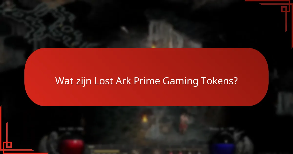 Welke promoties zijn beschikbaar voor Lost Ark Prime Gaming Tokens?