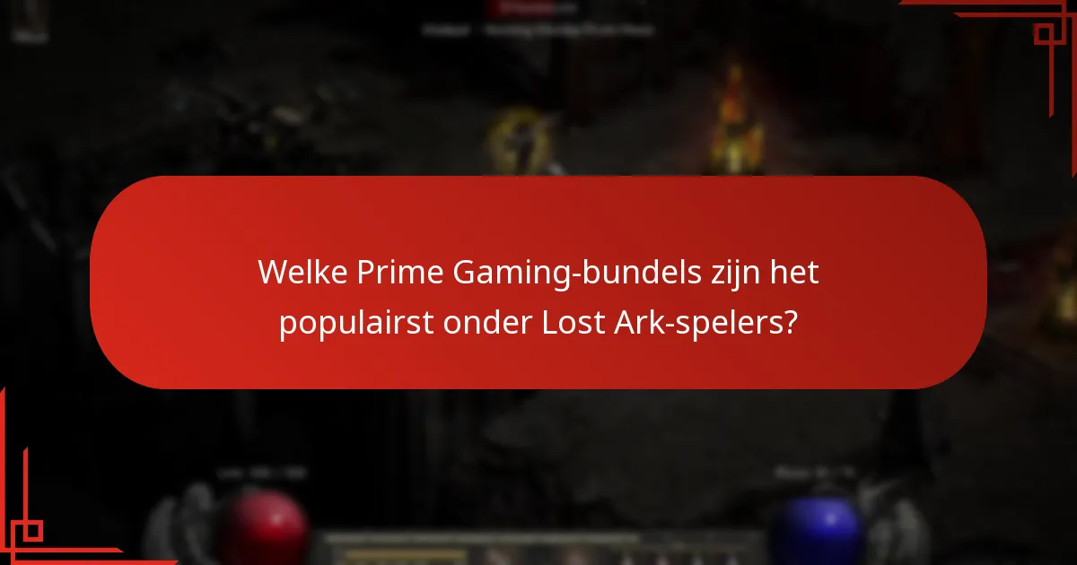 Wat zijn de implicaties van Prime Gaming-bundels voor de monetisatie strategie van Lost Ark?